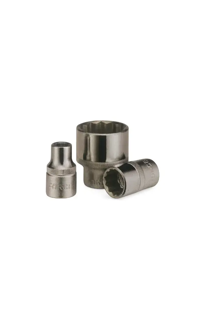 COPA CROMADA CORTA 43MM 12 PUNTOS ESPIGA 1/2' 28MM