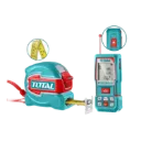 KIT MEDIDOR DE DISTANCIAS LASER 100MTS + METRO 5 MTS HOJA 32MM INDUSTRIAL SUPER TOTAL