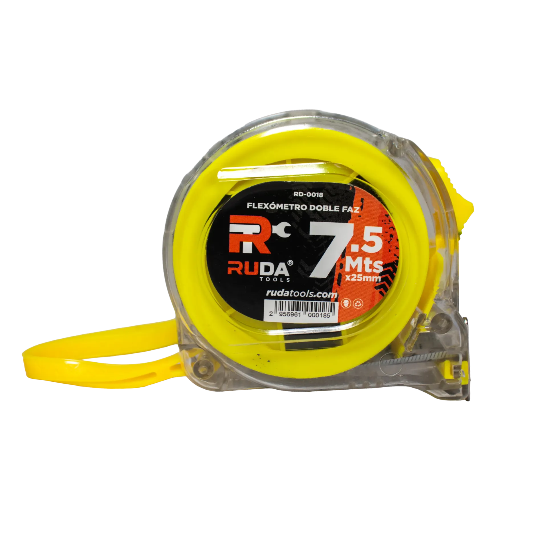 [2956961000185] Flexómetro 7.5 Metros Hoja Gruesa Doble Faz RUDA