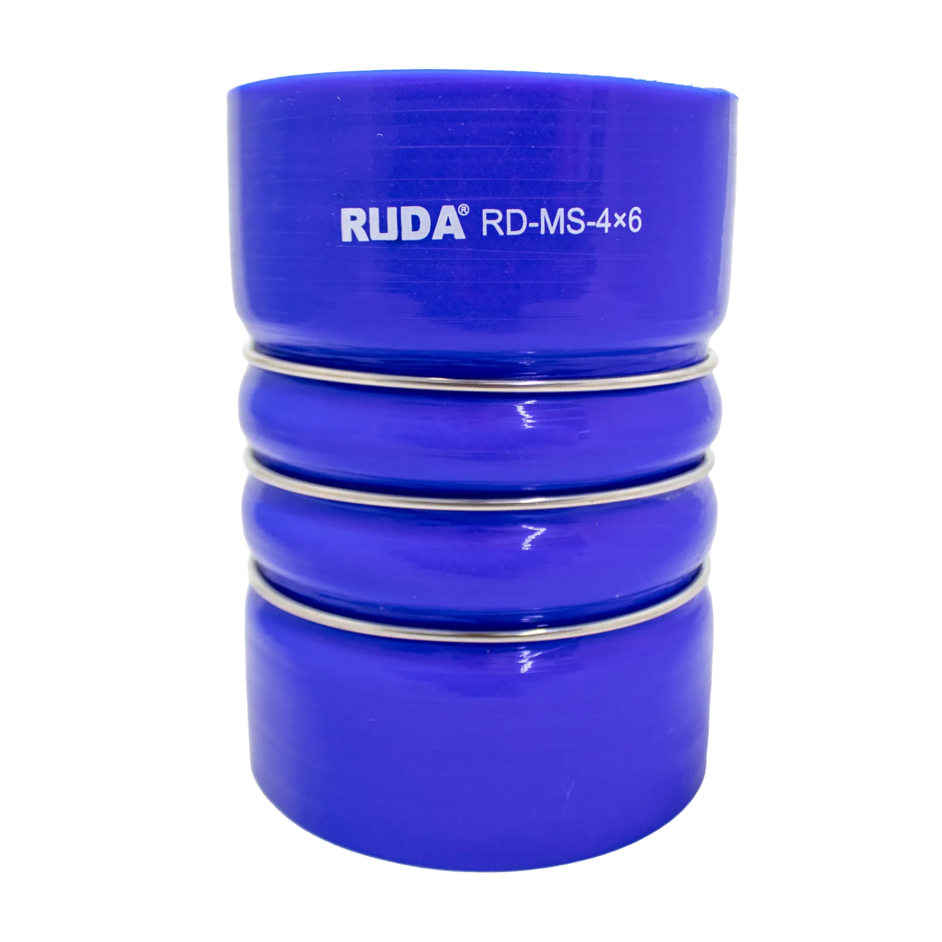 [6902024114616] Manguera siliconada 4x6 anillada RUDA alta temperatura