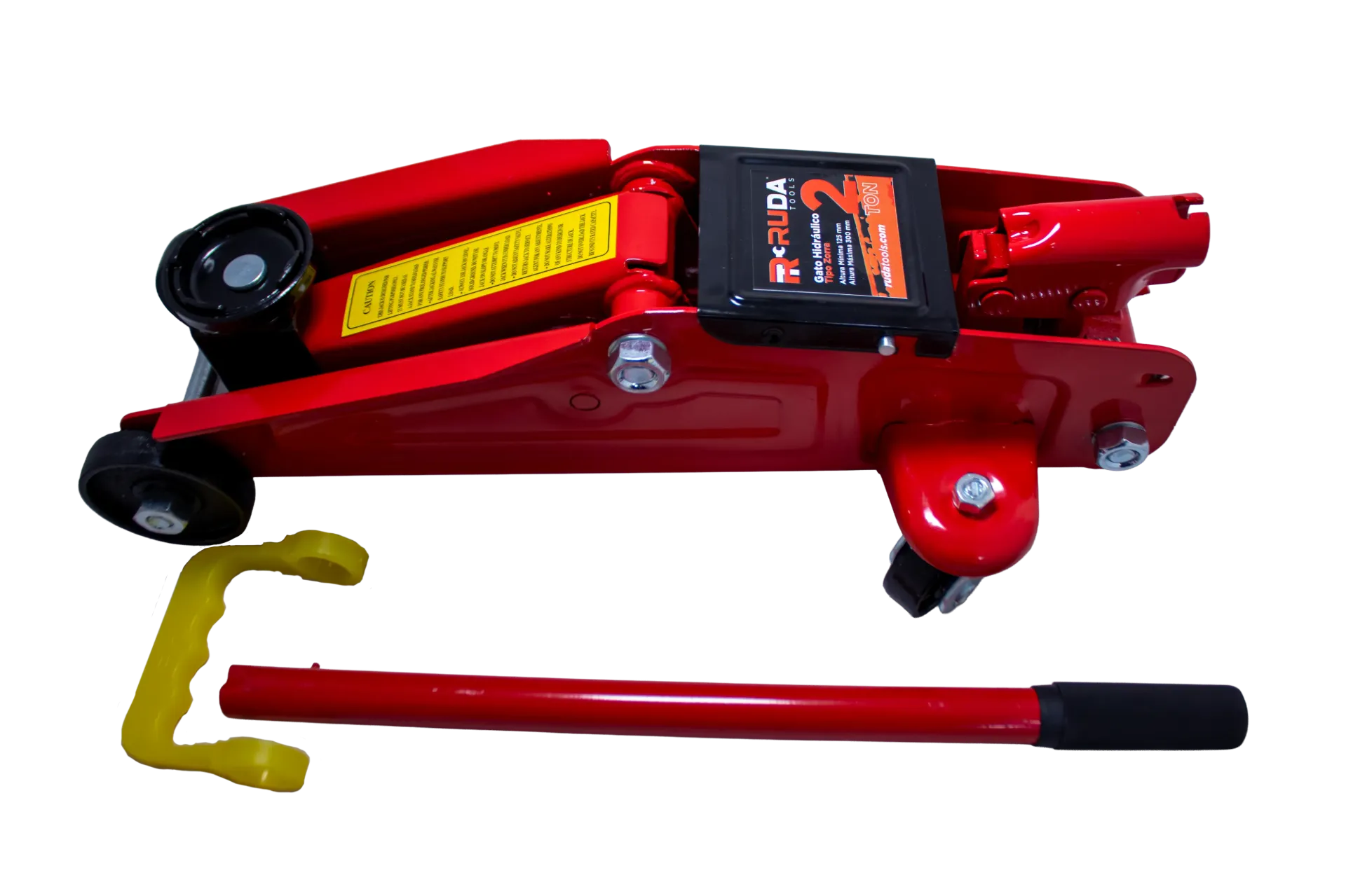 [2956961000352] Gato hidráulico zorra 2 ton RUDA con estuche