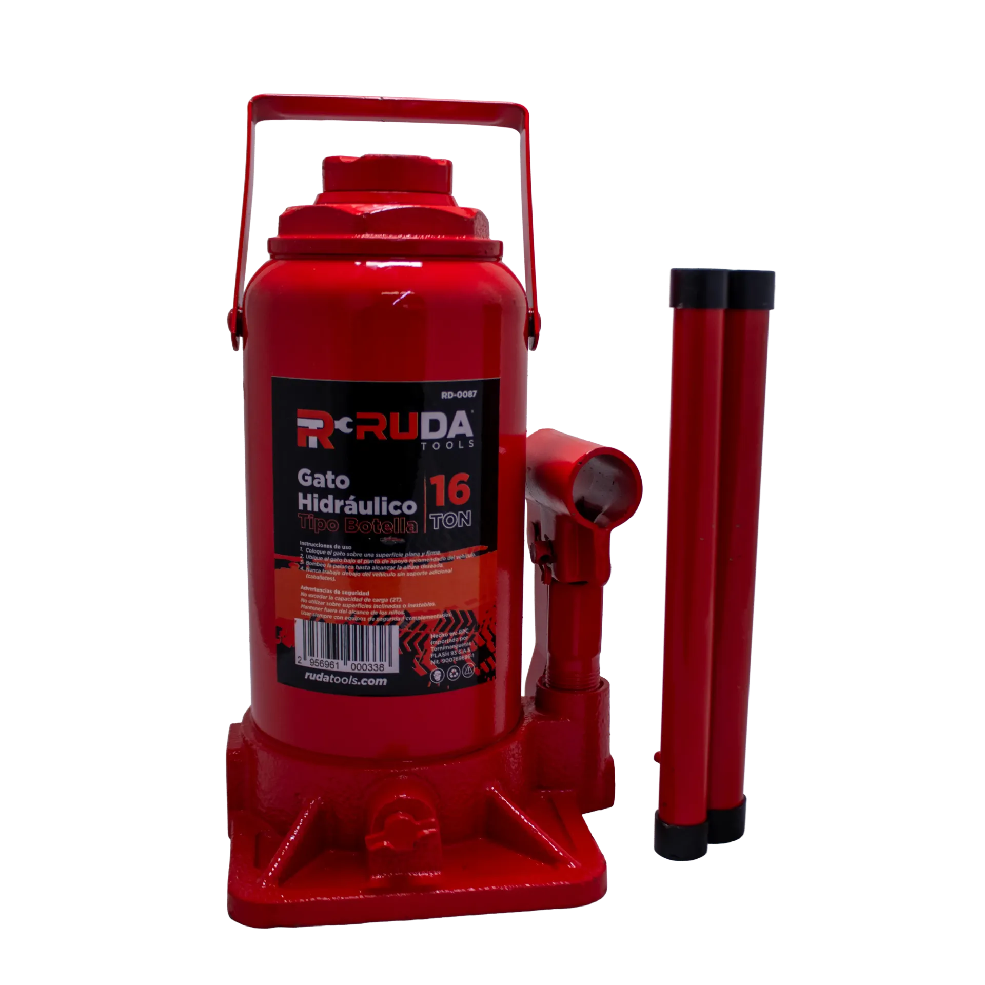 Gato Hidráulico Tipo Botella 16 Ton RUDA