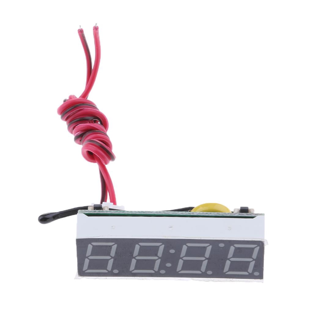 [01146] Reloj voltímetro digital
