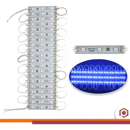 [01629] Regleta LED Módulo X 20 Azul 12V