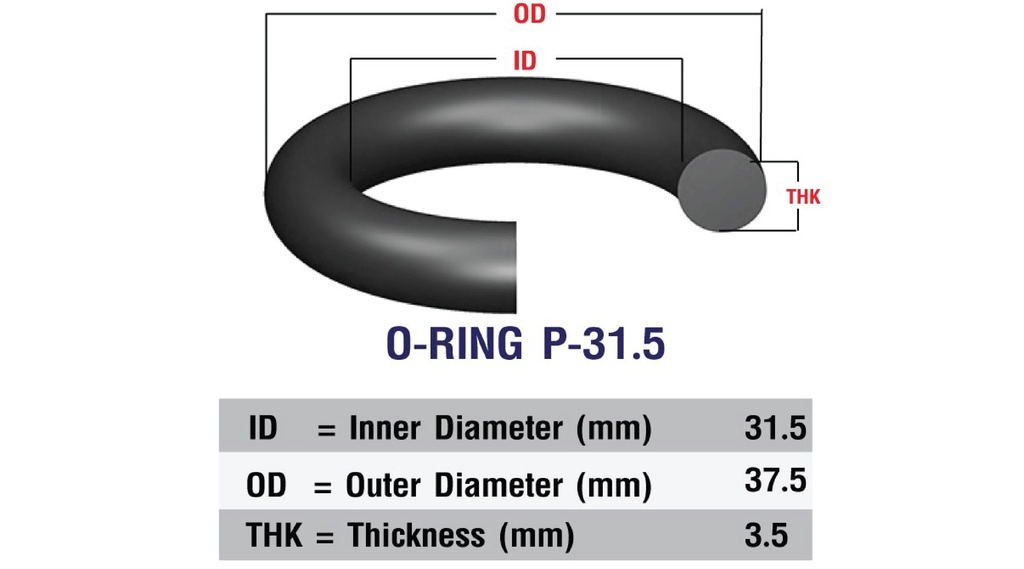 [022-V] Oring en Viton Café 022
