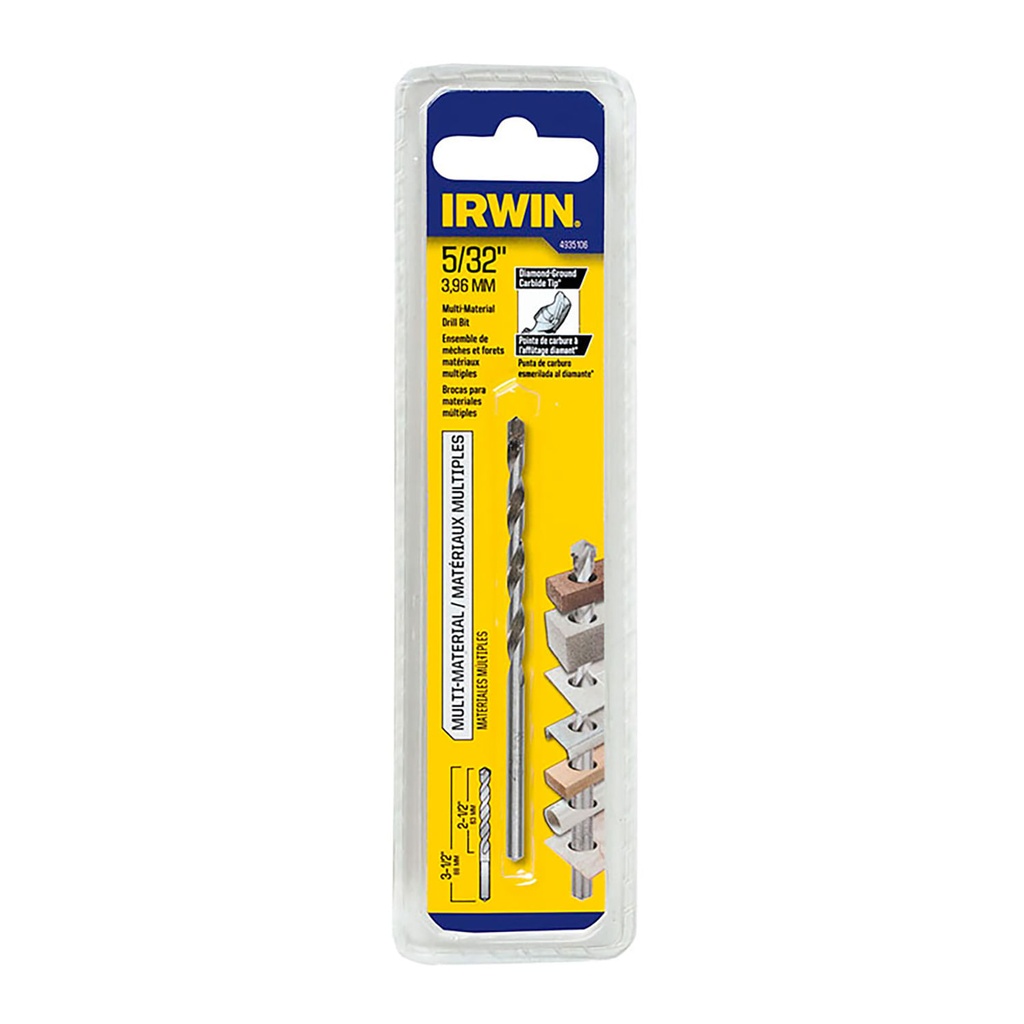 [024721108777] Broca Multimaterial IRWIN 5/32"