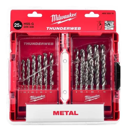 Broca de acero rápido HSS 25/64" Milwaukee
