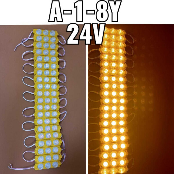 [04609] Regleta LED ModuloX20 24V Amarillo