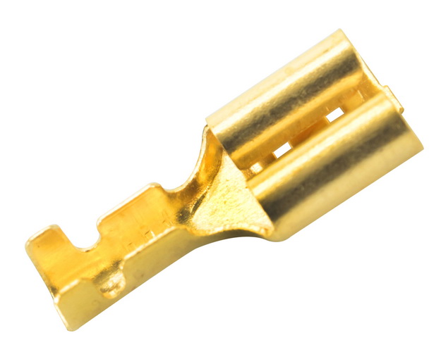 Terminal hembra plana grande con pin
