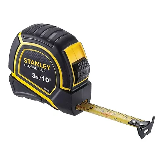 [076174442373] Flexómetro Global Plus Stanley 3 m / 10'