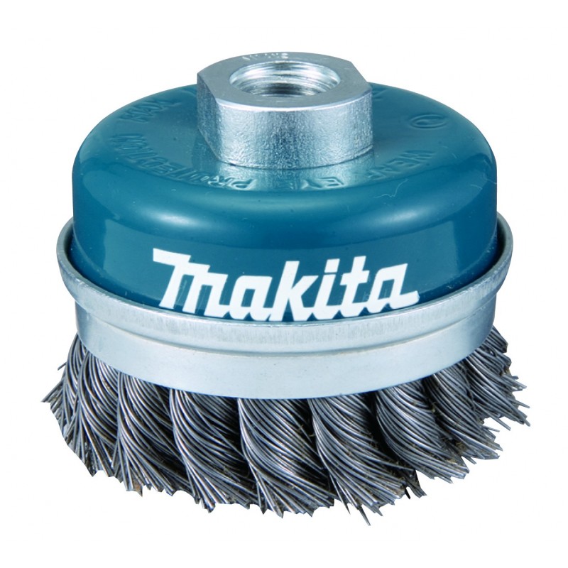 [088381356565] Grata copa doble trenzado rosca 5/8" x 4" para remover Makita