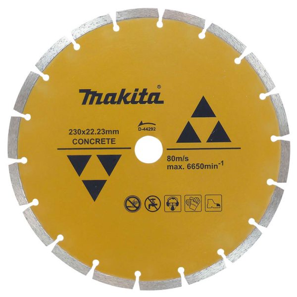[088381406598] Disco Diamantado Segmentado 4 1/2" para Corte en Seco MAKITA