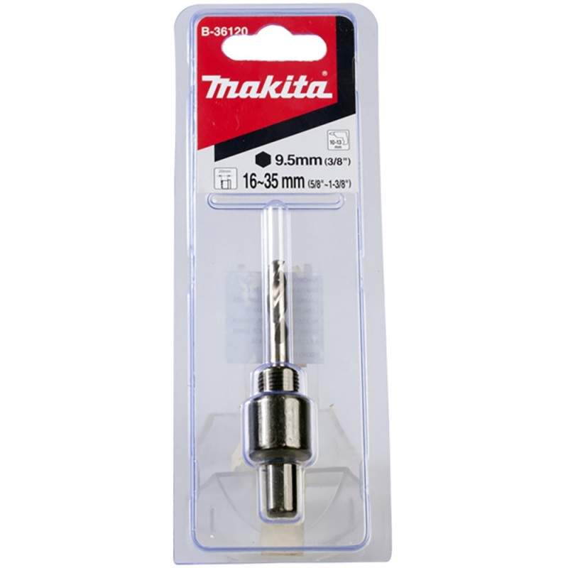 [088381427067] Mandril para sierracopa Makita Sheet Metal 5/8" a 1 3/8"