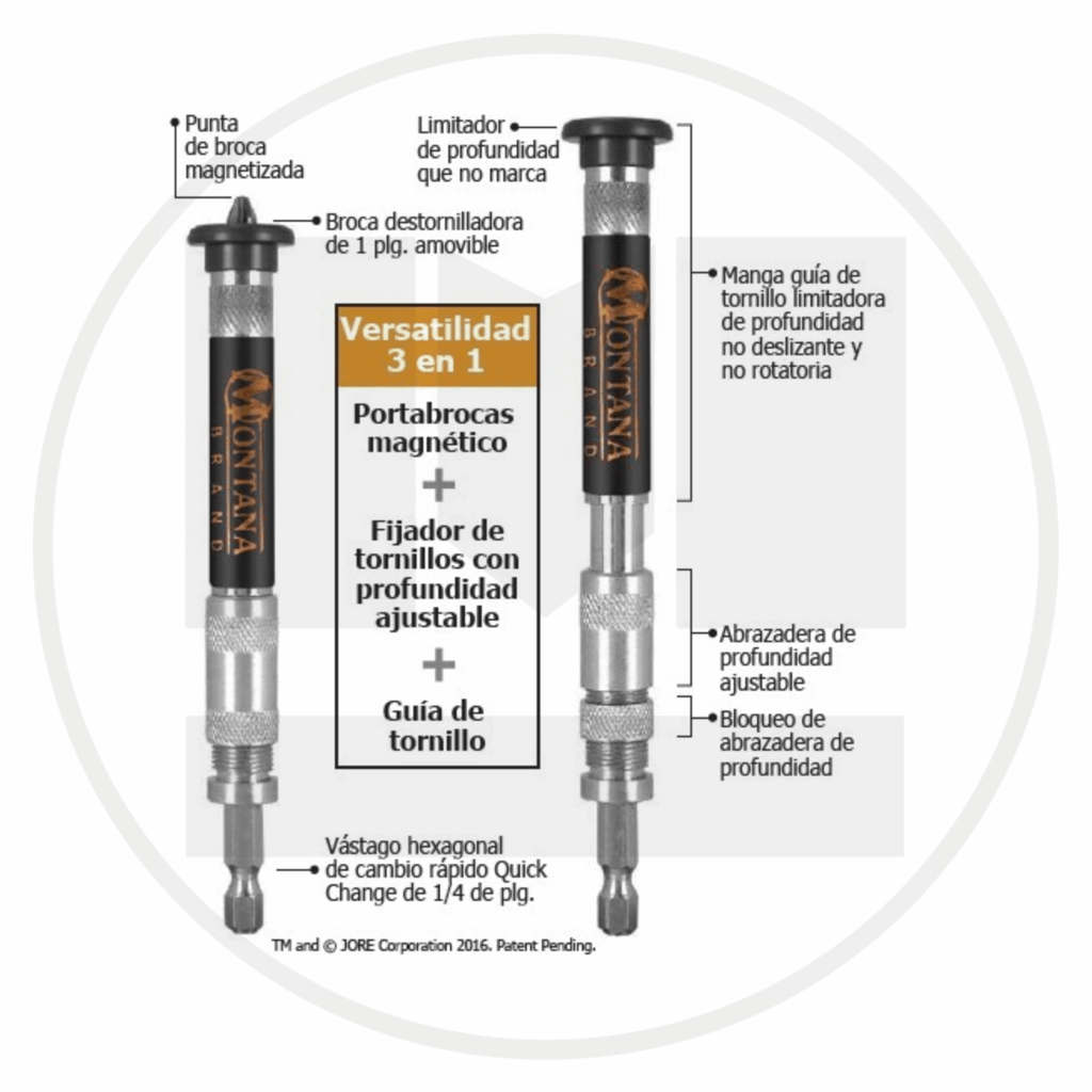 [088381471329] Guía para tornillos transparente B-52940
