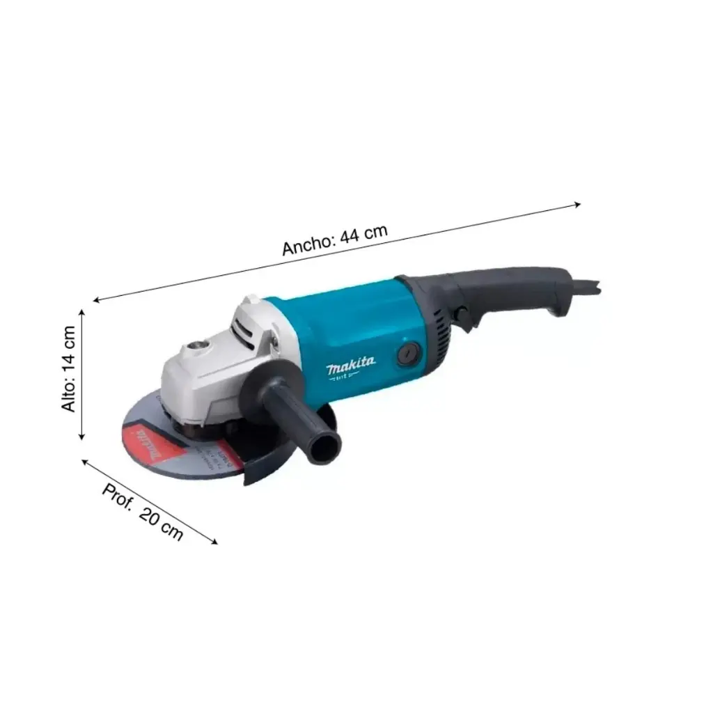 Pulidora Makita MT 7" Verde 2200W 8500 RPM