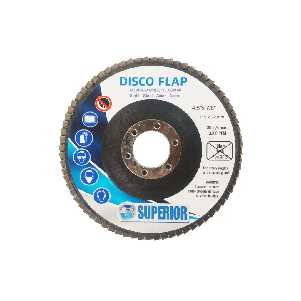 [102281] Disco Flap Óxido de Aluminio 120 Superior