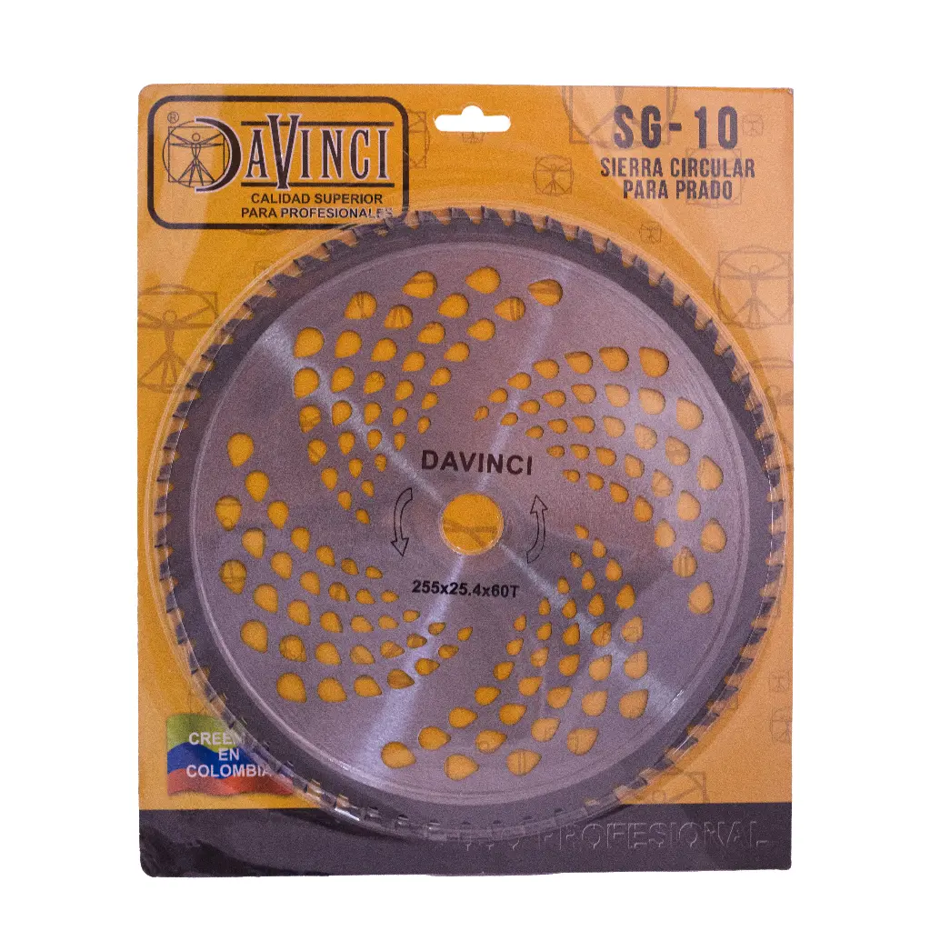 SIERRA CIRCULAR PARA CORTE DE PRADO DE 10" X 60 DIENTES