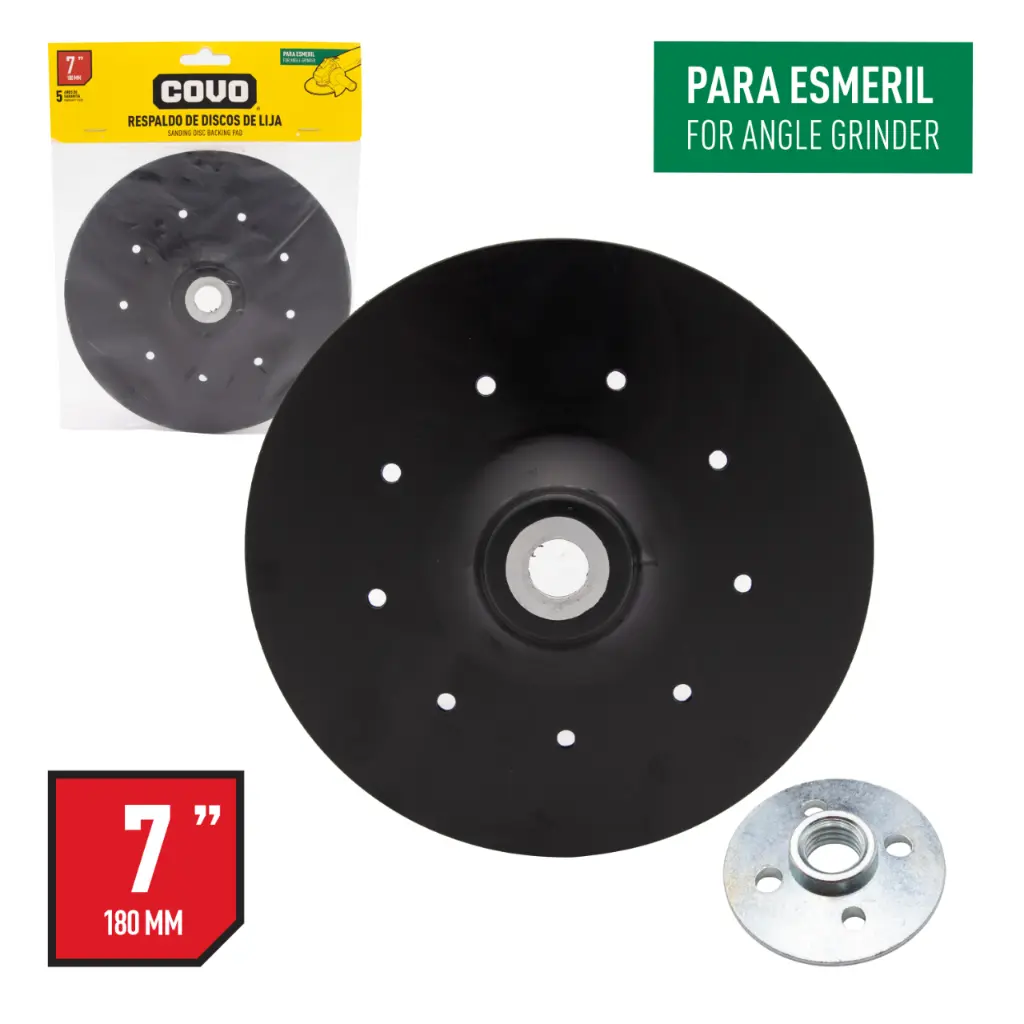 RESPALDO PARA DISCO DE LIJA 7"