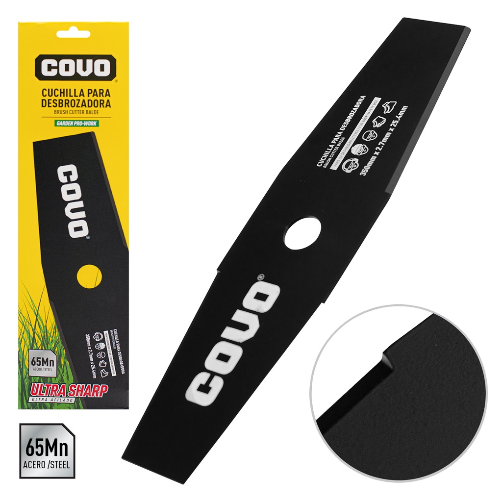 CUCHILLA PARA DESBROZADORA 350X 1.6 20MM 2T