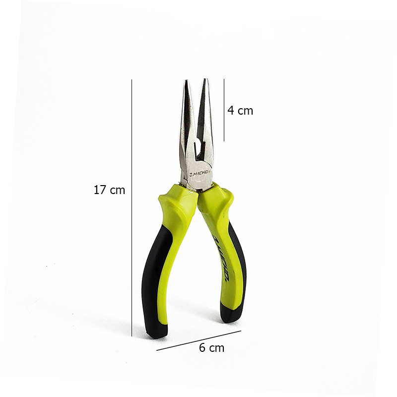 [(141014)] PINZA ELECTRICISTA 6" MACHO (NIQUELADO)