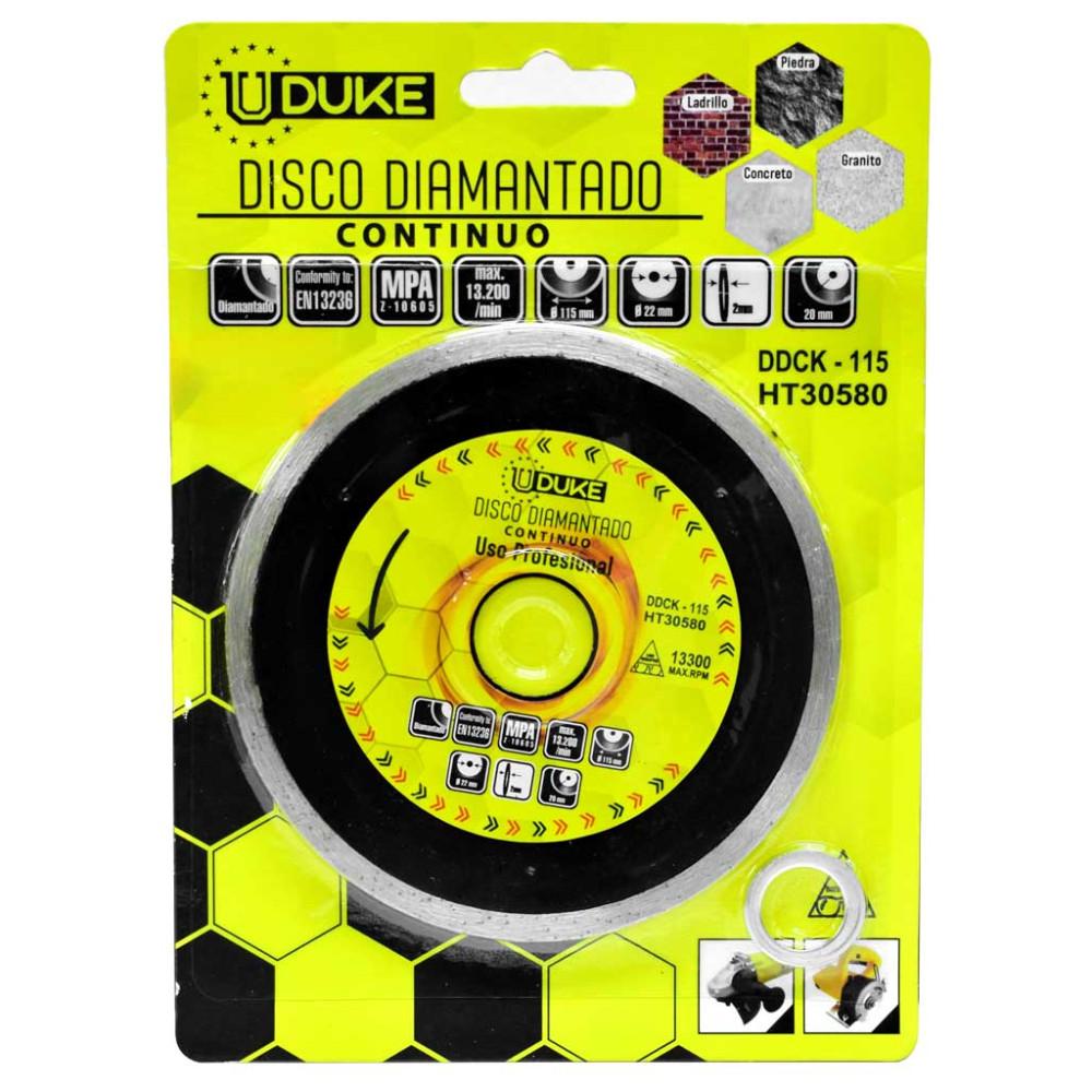DISCO DIAMANTADO CONTINUO UDUKE 4 1/2"