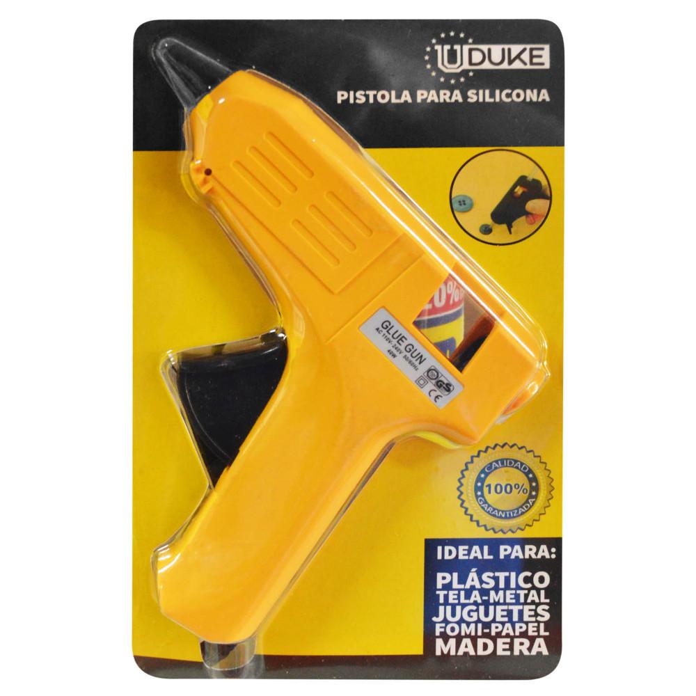[(HT80034) (10924)] PISTOLA AMARILLA 40W UDUKE PARA SILICONA