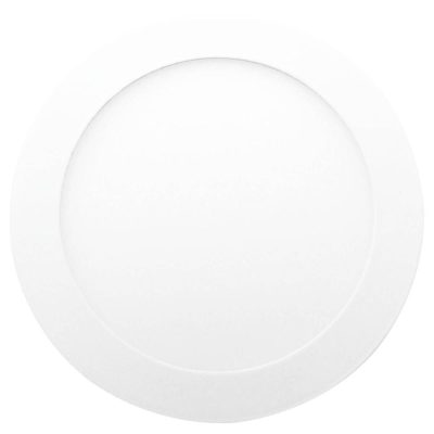 PANEL LED 12W REDONDO S/P LUZ DIA UDUKE (6500K) (85-265V) (HT80375) (8805)