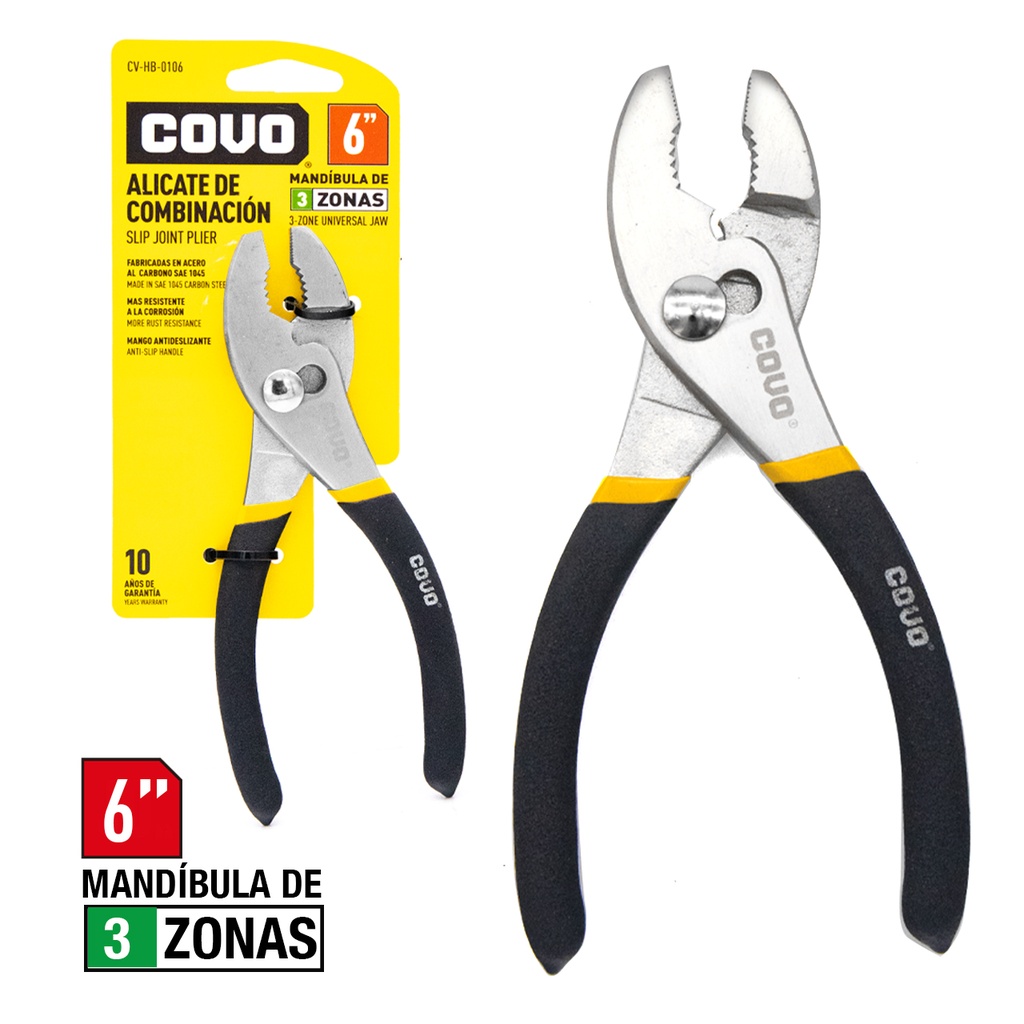 ALICATE COMBINACIÓN 6"