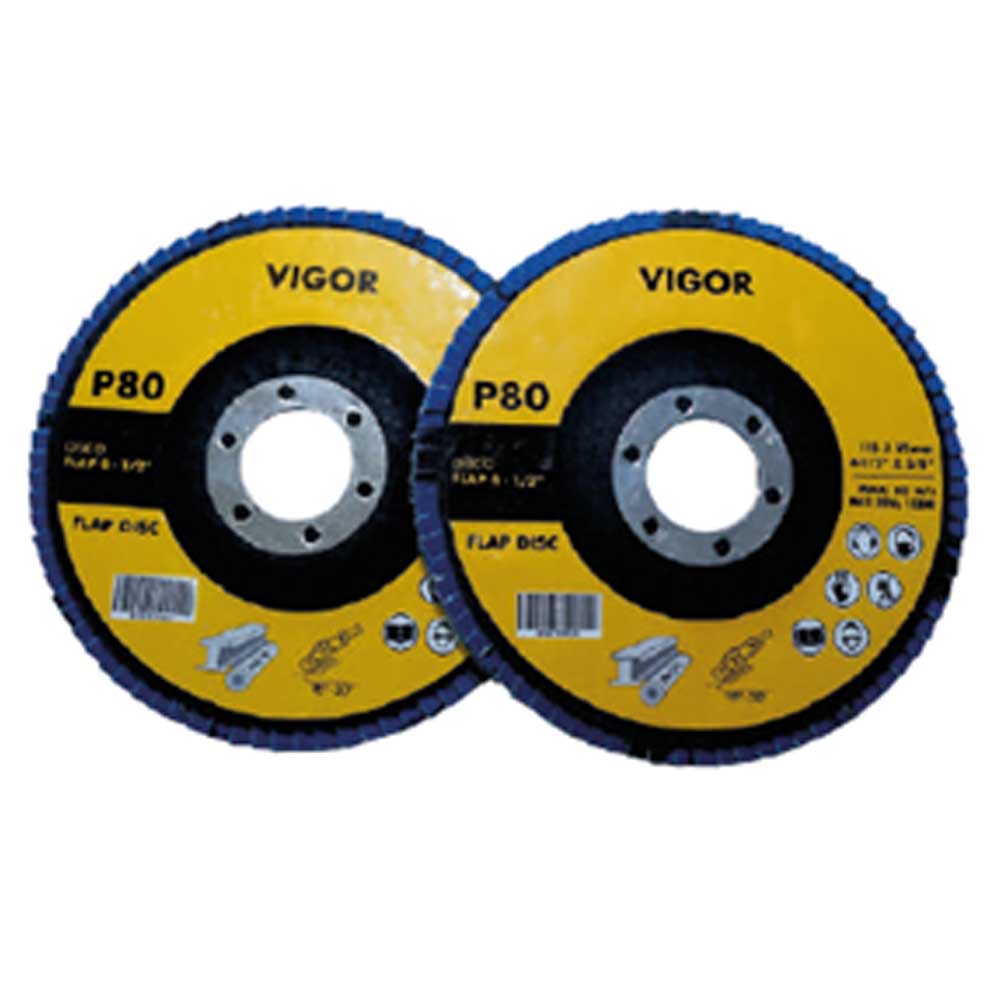 DISCO FLAP 7" GRANO 80 ZIRCONIO VIGOR
