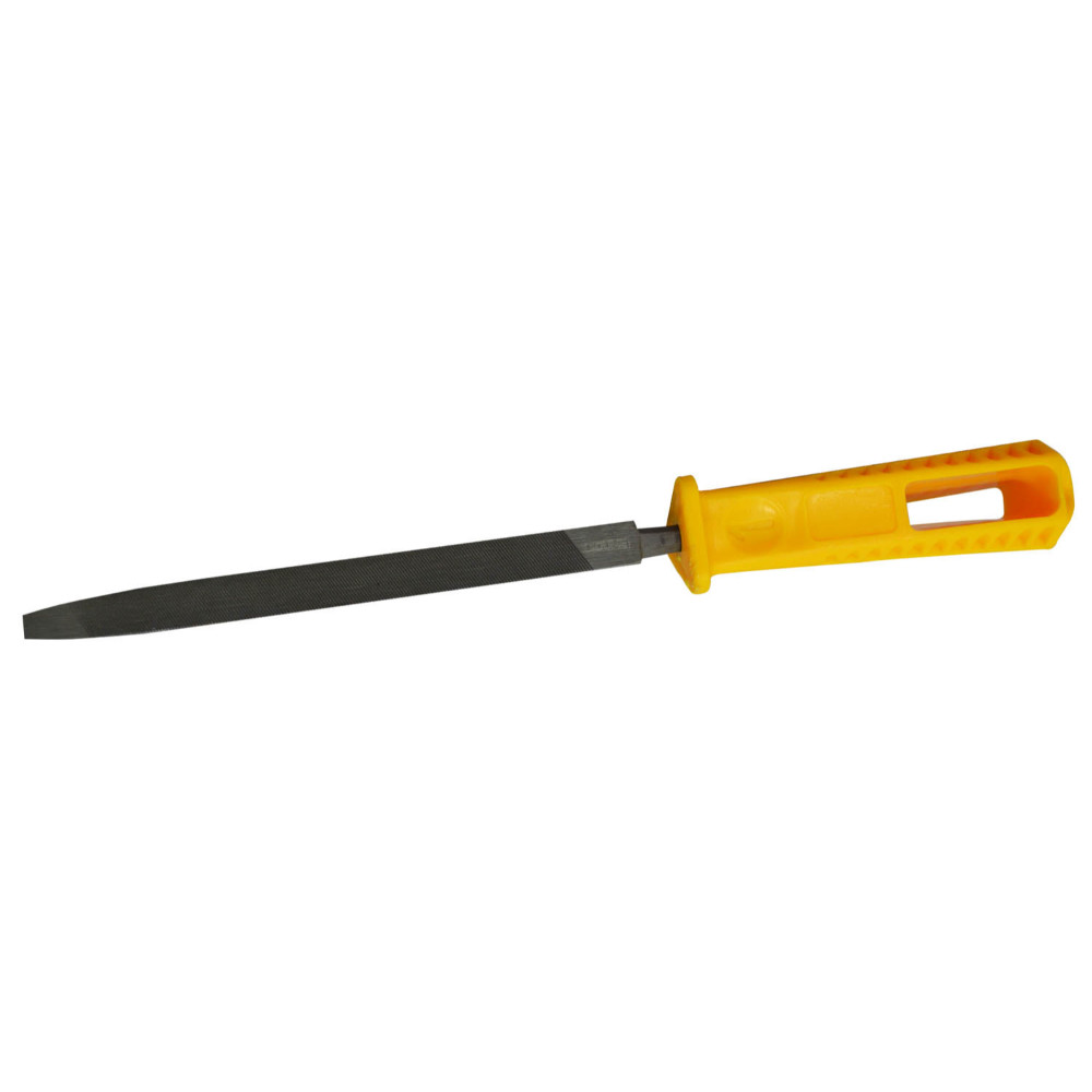 LIMA TRIANGULAR 6" MANGO AMARILLO