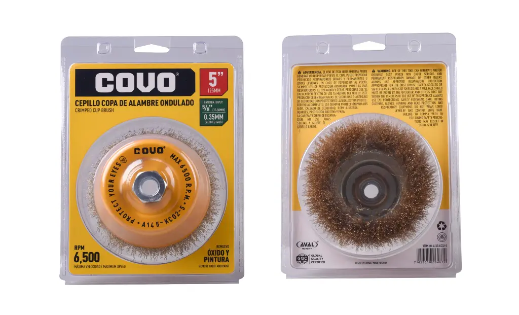 CEPILLO COPA ALAMBRE ONDULADO 5"