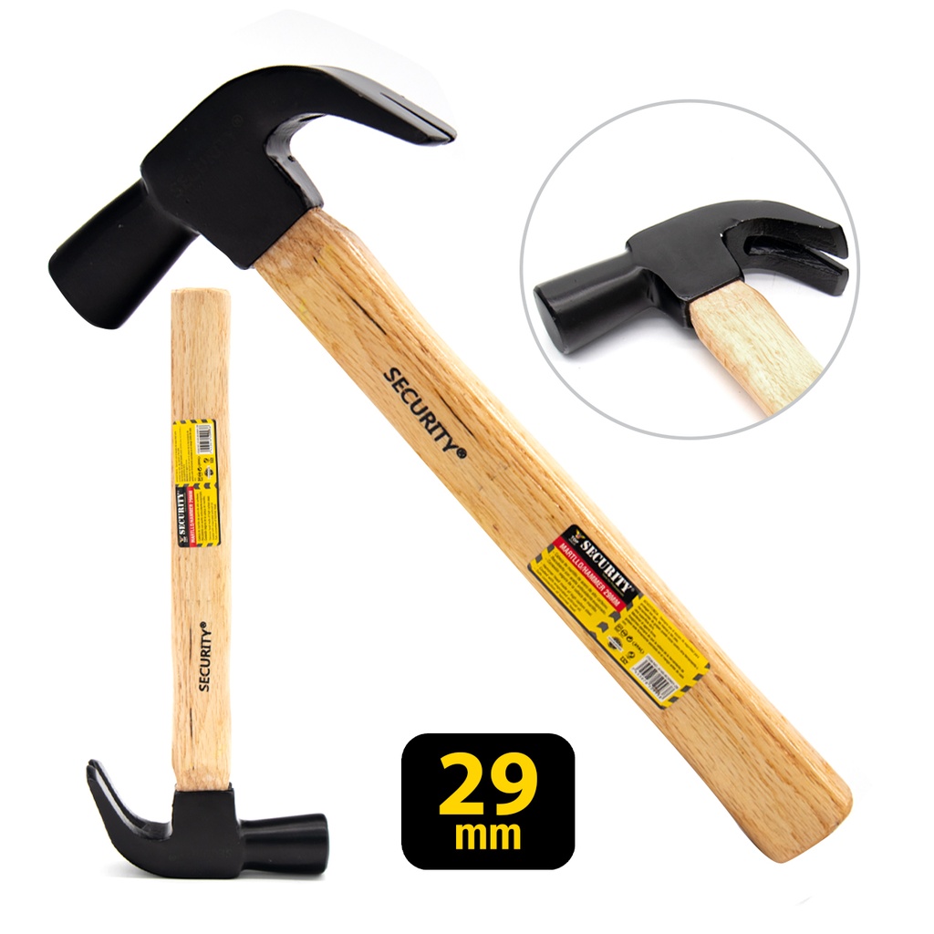 MARTILLO #29 MANGO MADERA CABEZA ACERO ALTO CARBONO