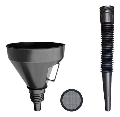 [(SY-CYQ0011)] EMBUDO MEDIANO NEGRO CON FILTRO