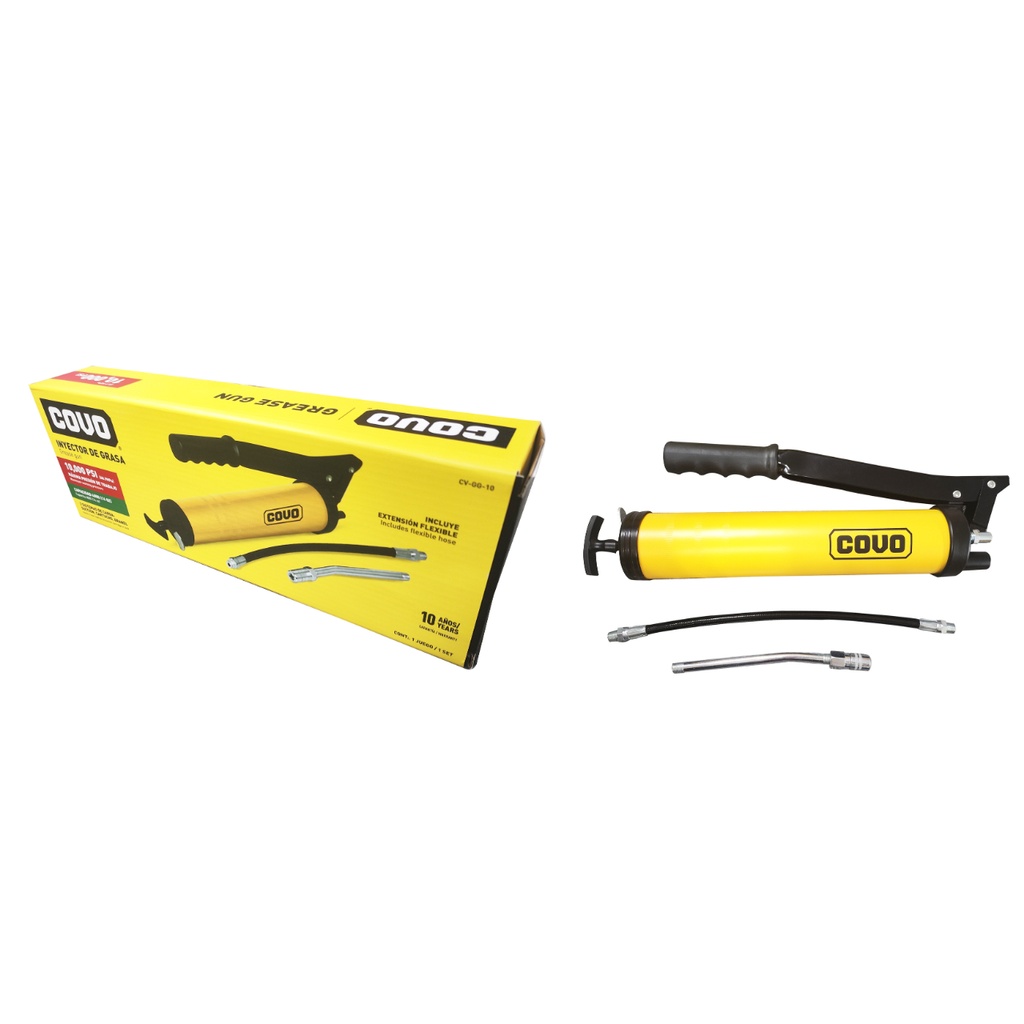 PISTOLA P/ENGRASAR 400G (14OZ) 3 SISTEMAS DE CARGA