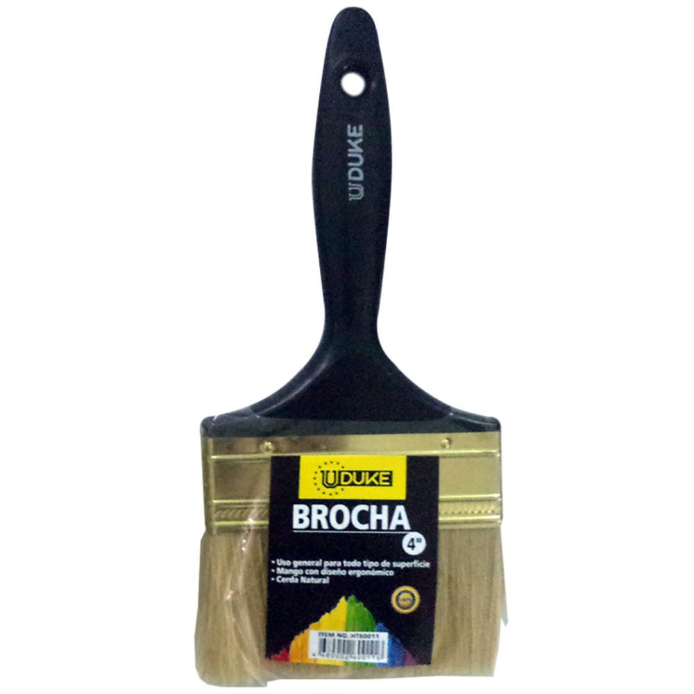 [6973653178331] BROCHA DE 4" UDUKE MANGO PLÁSTICO