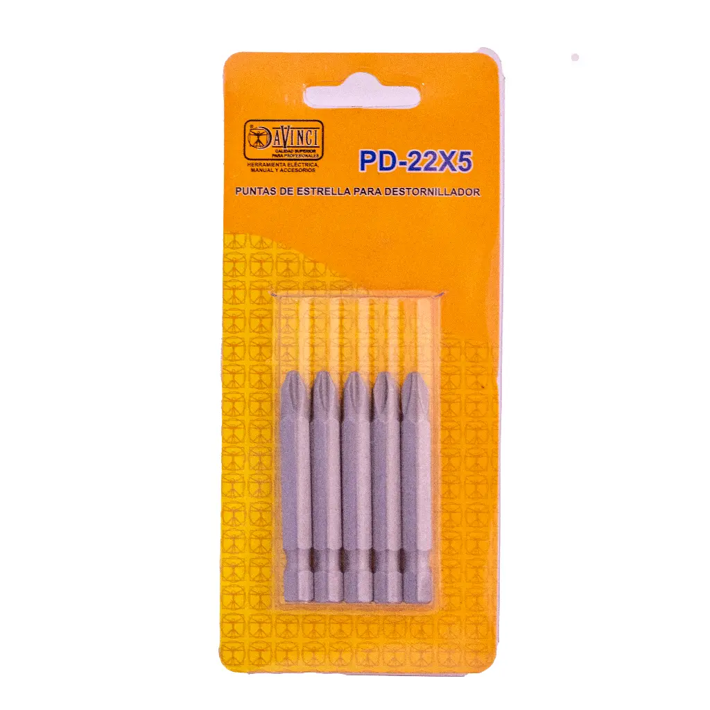 PUNTA PARA DESTORNILLADOR DE ESTRELLA 2' x 5 Unds.