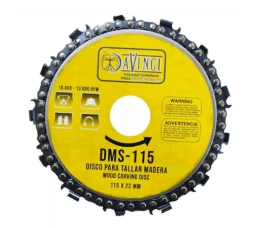 Disco Para Tallar Madera Para Pulidora 4-1/2"