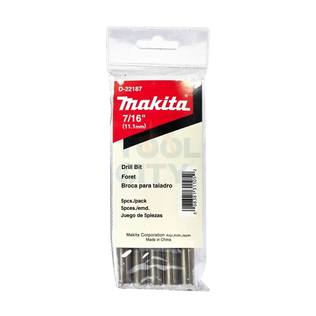 BROCA HSS-G ACERO RAPIDO 7/16"X7-1/2" (D-22187)