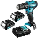 Taladro Percutor Makita 12V CXT + Cargador + 2 Baterías