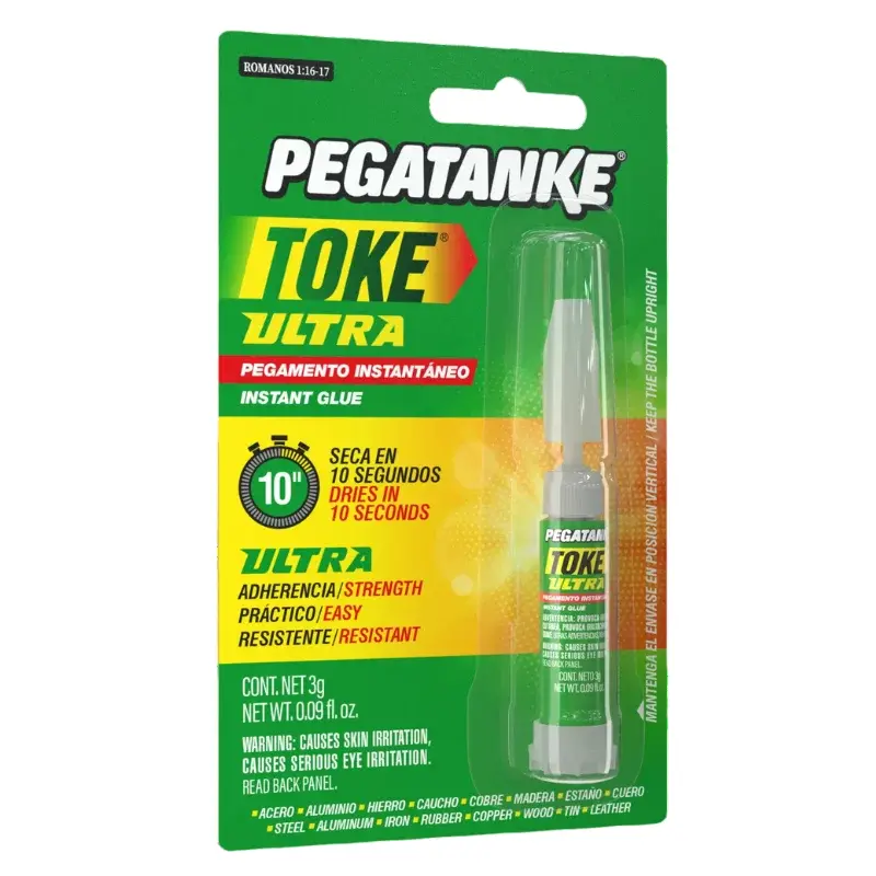 [7862117301318] PEGATANKE INSTANTANEO TOKE ULTRA CONT. NET. 3 G.