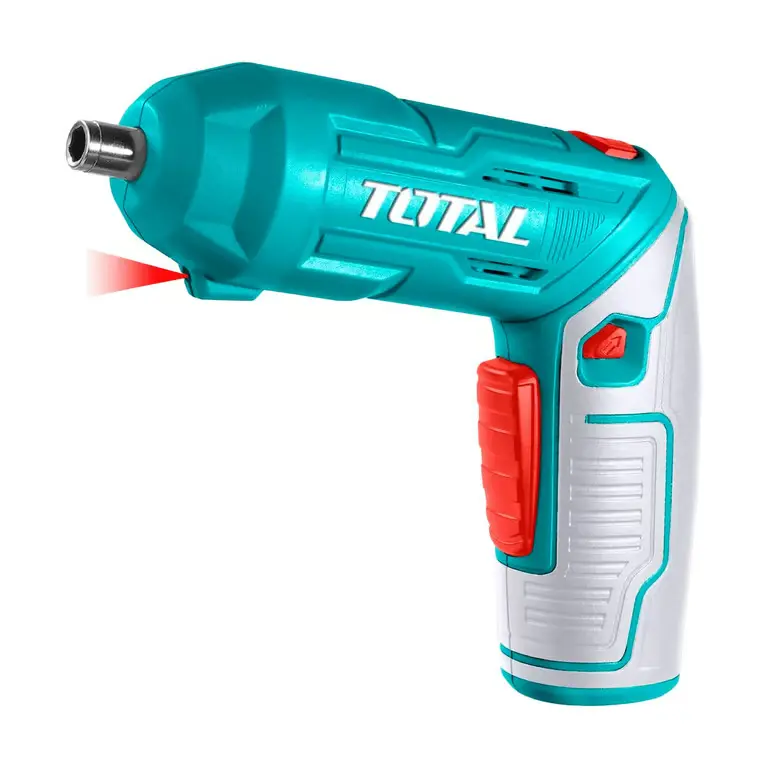 Atornillador Inalámbrico Total 4V con 18 Puntas Intercambiables