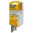 Juego x 7 Llaves Bristol Hexagonales COVO en Blíster | Alta Resistencia