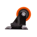 Rodachina 1.5” Giratoria RUDA Naranja x4 Unidades