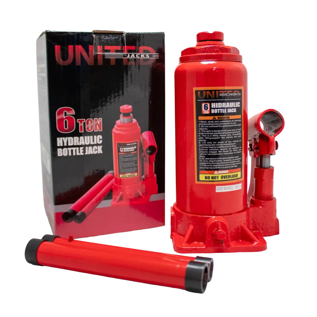 Gato Hidráulico Tipo Botella 6 Toneladas UNITED 