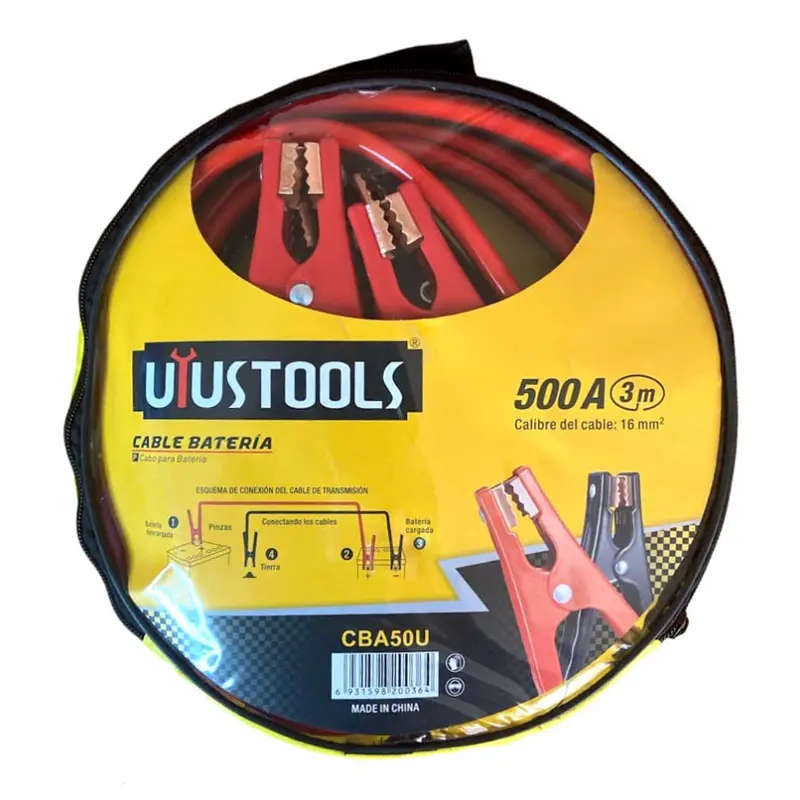 CABLE PARA BATERÍA 500A X 3 METROS