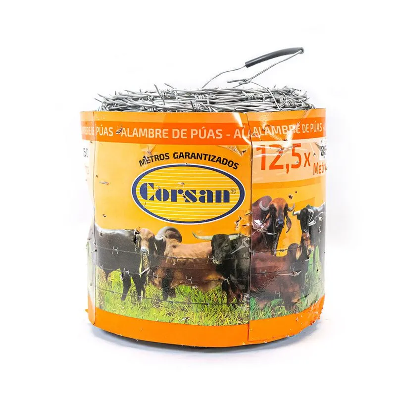 Alambre de Púas Calibre 12.5 x 350 mts