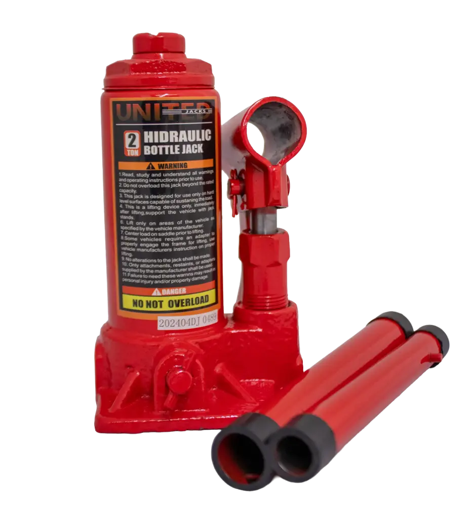 Gato Hidráulico Tipo Botella 2 Toneladas UNITED GHBB2T