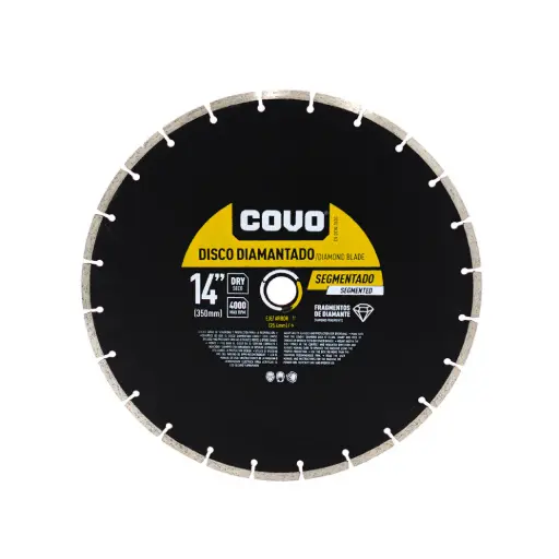 Disco Diamantado Segmentado 14" COVO CV-DCW-350G