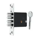 CERRADURA AUXILIAR DE INCRUSTAR CON 4 PASADORES UN AVANCE LLAVES TETRA