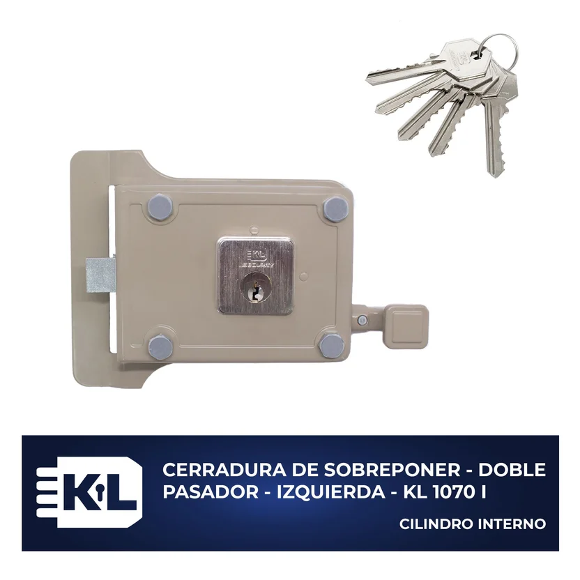 CERR. DE SOBREPONER DOBLE PASADOR IZQUIERDA MAX